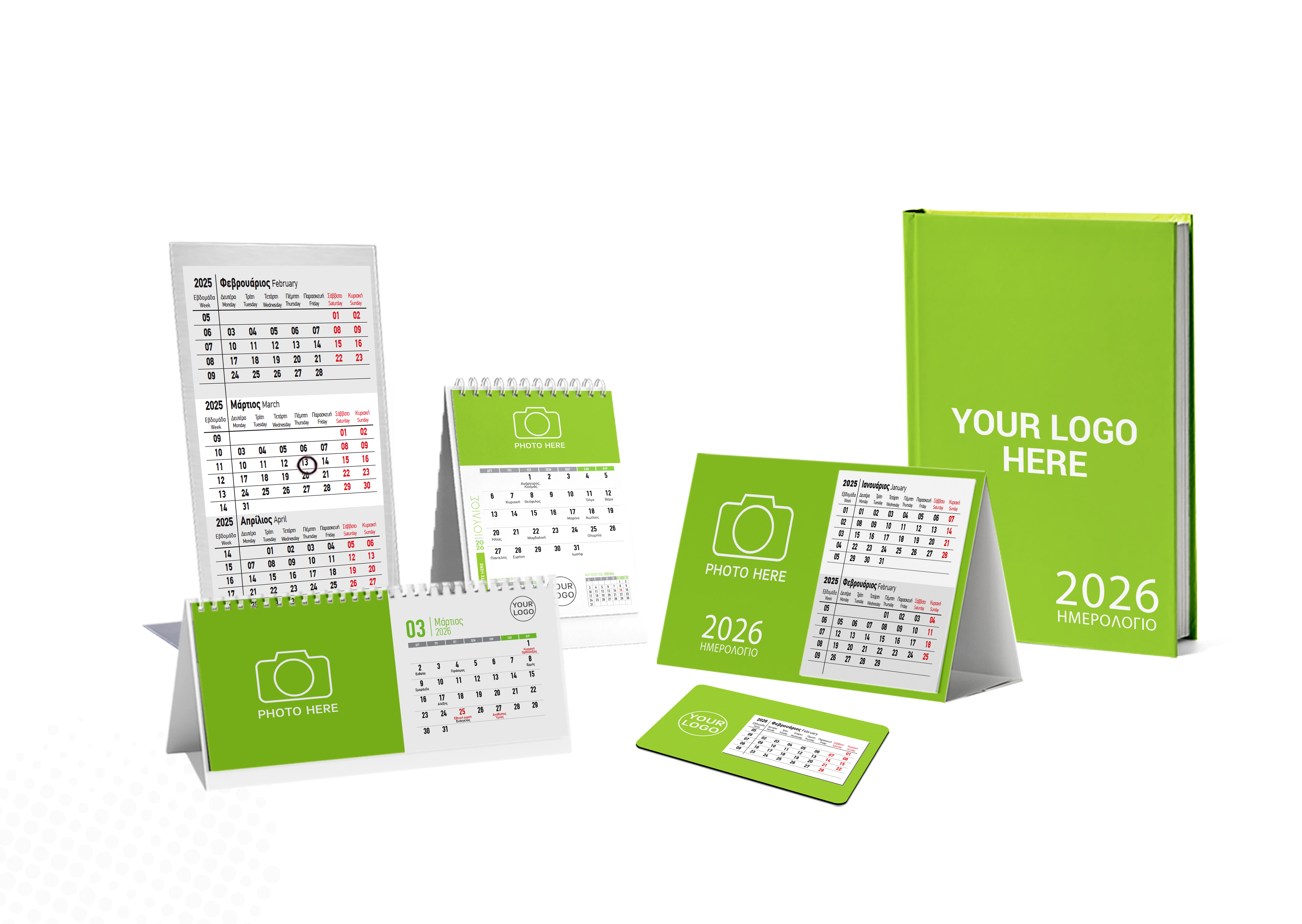 Digital Printing Calendars & Agendas 2026-2027